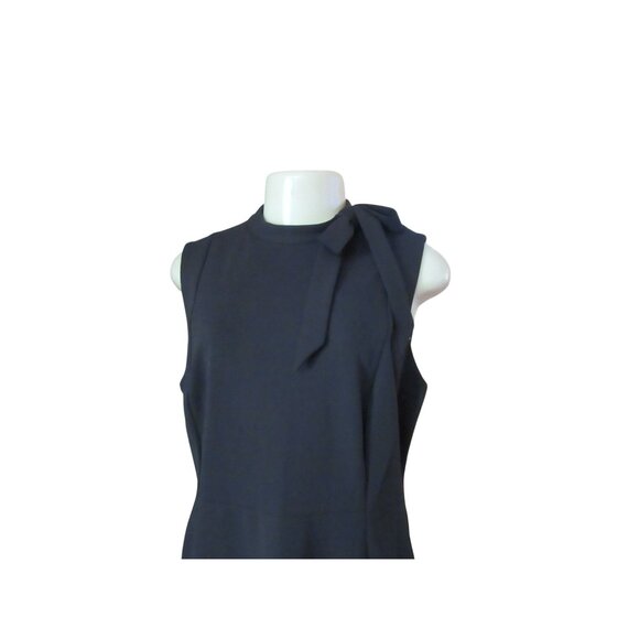 New, Calvin Klein Sleeveless Seamed Sheath w Tie Neck SZ 14 - Picture 3 of 9